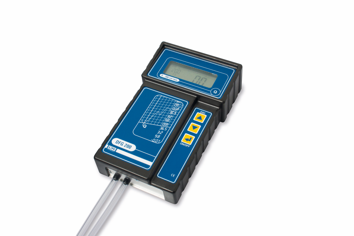 Durchflussmessgerät mit digitaler Druckmessung und Anzeige 0...50 ml(cm³) / min Durchflussmessgerät mit digitaler Druckmessung und Anzeige 0...50 ml(cm³) / min